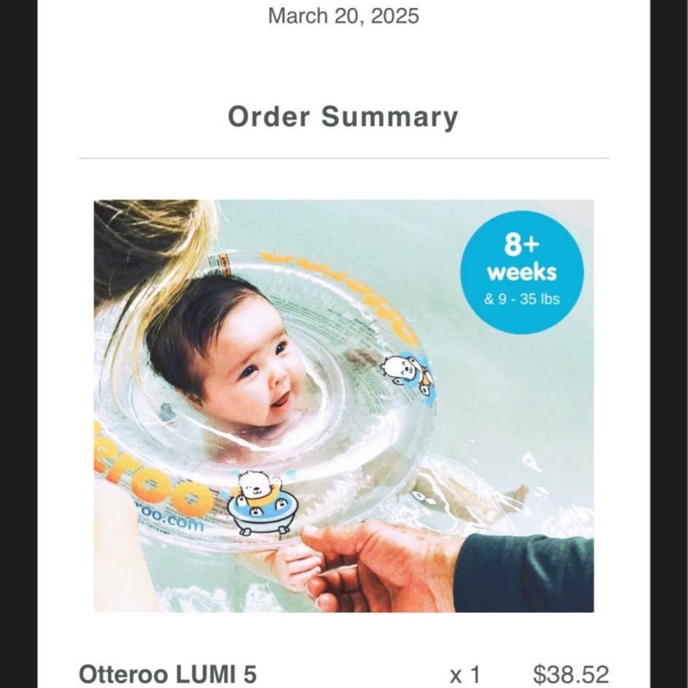 Otteroo Baby Swim Float